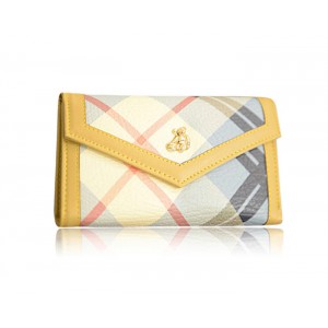 Korean Style Women's Wallet With Color Matching and PU Leather Design